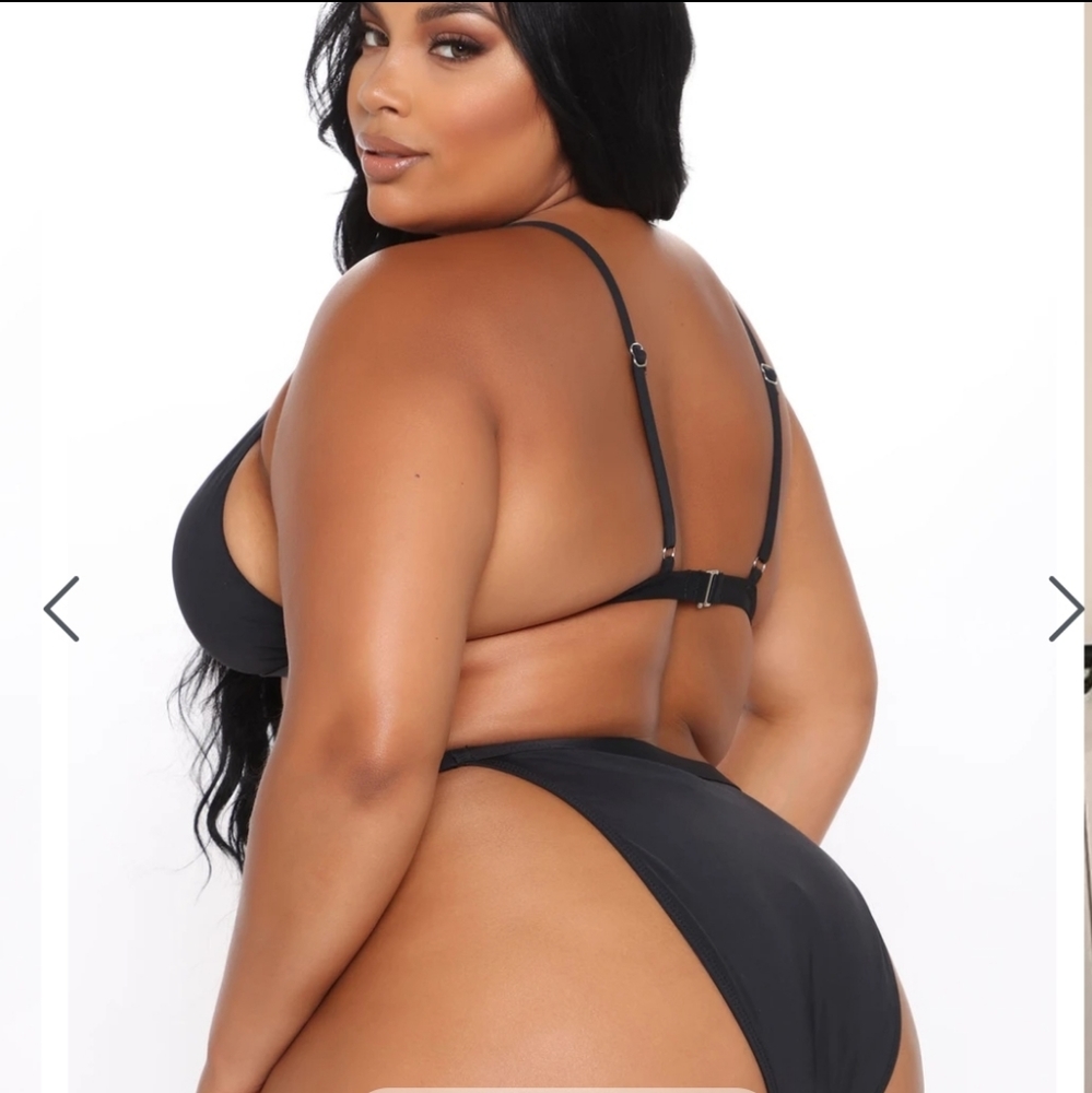 New! 3x [Fashion Nova] 2pc Garter Bikini - Picture 2 of 7